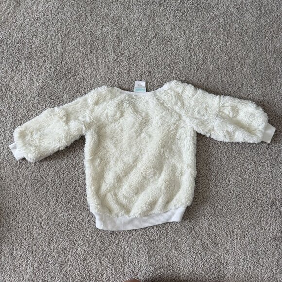Nannette Baby Kids Fuzzy Sparkly Sweatshirts 24m/2T 2pack - Picture 5 of 9